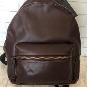 Uri Minkoff brown leather backpack new with tags